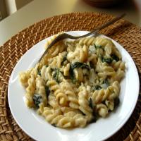 Baked Pasta With Spinach, Lemon and Cheese image
