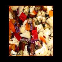 Grilled Foil-Wrapped Parmesan-Basil Vegetable Medley image