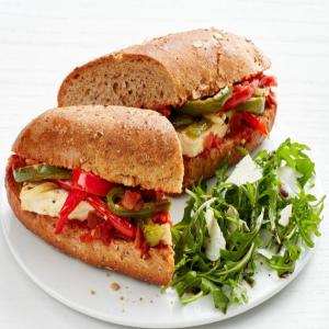 Tofu Subs with Onions and Peppers image
