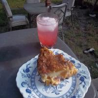Peach Custard Pie image