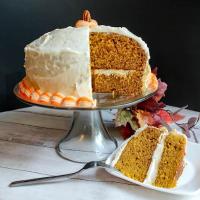 Pumpkin Gingerbread Layer Cake with Cream Cheese Frosting image