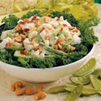 Cashew Snow Pea Salad image