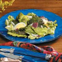 Wilted Lettuce Salad with Bacon Dressing image