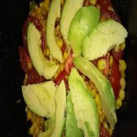 Roasted Corn Salad with Tomato and Avocado_image