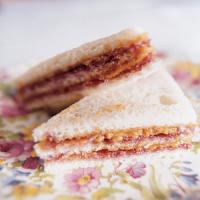 Triple Decker PB & J Tea Sandwiches_image