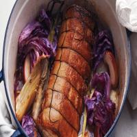 Braised Pork with Cabbage and Apples_image
