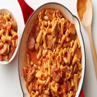 One-Pot Italian Bean and Sausage Pasta image