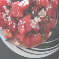 Tomato, Watermelon and Feta Salad image