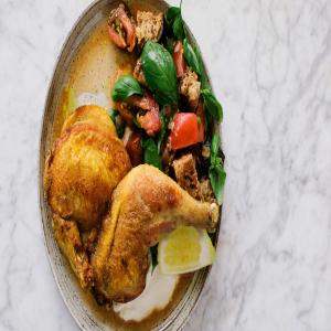 Herb-Rubbed Cast-Iron Chicken with Pan Sauce_image