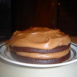 Flourless Chocolate Heart Cake_image