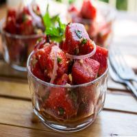Grilled Watermelon and Feta Salad image