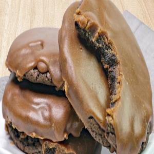 Texas Sheet Cake Cookies - topped with Melt-in-Your-Mouth Chocolate Icing._image