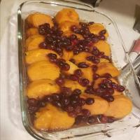 Maple-Baked Sweet Potatoes with Cranberries image