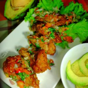 Mexican Buffalo Wings with Salsa Sauce_image