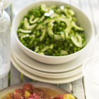 Cucumber & pea salad image