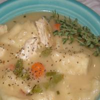 Quick Chicken Soup With Buttermilk Dumplings_image