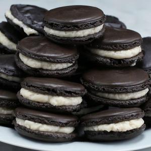 Cookies and Cream Macarons Recipe by Tasty_image