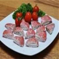 Salami And Cream Cheeses Wedges image