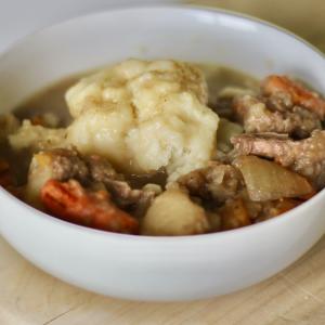 Mom's Hearty Beef Stew with Dumplings_image