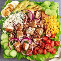 Crispy Cobb Salad With Breaded Chicken_image