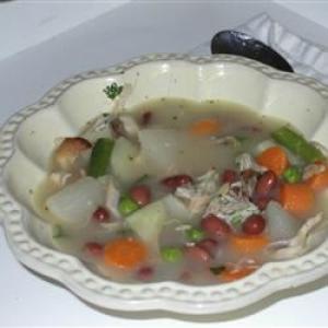 Turkey Frame Vegetable Soup_image