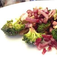 Broccoli Beet Salad with Raspberry Vinaigrette image