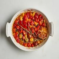Slow-Cooked Cherry Tomatoes with Coriander and Rosemary_image
