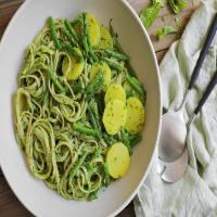 Pasta, Green Beans and Potatoes With Pesto image