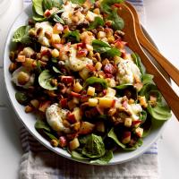 Warm Apple & Pistachio Spinach Salad_image