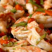 Carrot Sesame Shrimp Stir-fry Recipe by Tasty_image