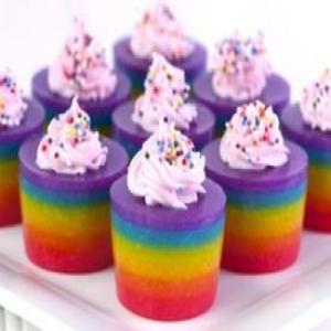 Double Rainbow Cake Jelly Shot_image