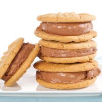 Peanut-Butter and Chocolate-Ice-Cream Sandwich Cookies_image