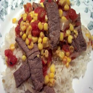 Easy Steak & Corn Skillet Supper image