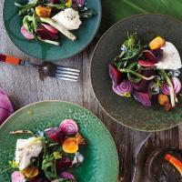 Grilled Beets with Burrata and Poppy Seed Vinaigrette_image