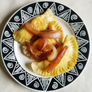 Home Made Pierogies With Caramelized Onion_image