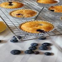Lemon-Glazed Blueberry Cupcakes image