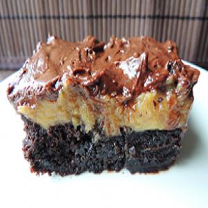 Layered Peanut Butter Brownies_image