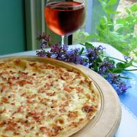 Cream Cheese, Onion & Bacon Tart (France Does Pizza!)_image