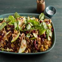 Quinoa, Roasted Eggplant and Apple Salad with Cumin Vinaigrette image