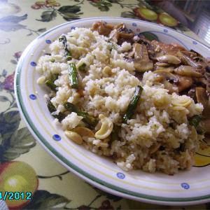 Asparagus Cashew Rice Pilaf image