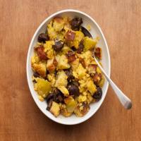 Cornbread Dressing with Pancetta, Apples, and Mushrooms_image