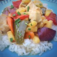Sheet Pan Sweet and Sour Chicken image