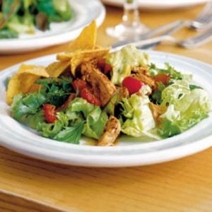 Cajun turkey salad with guacamole image