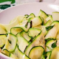 Zucchini Ribbons with Herbed Butter_image