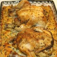 Southern Style Cornish Hens and Corn Bread Dressing_image