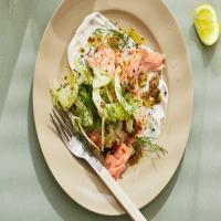 Hot-Smoked Salmon with Salted Yogurt and Fennel_image