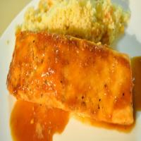 Spicy Maple Baked Salmon image