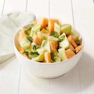 Melon, Cucumber and Mint Salad_image