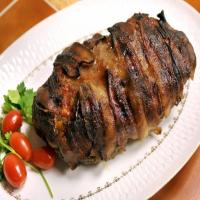 Perfect Bacon Wrapped Meatloaf With Brown Sugar-Ketchup Glaze_image