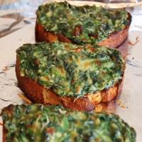 Chef John's Simple Spinach Toasts_image